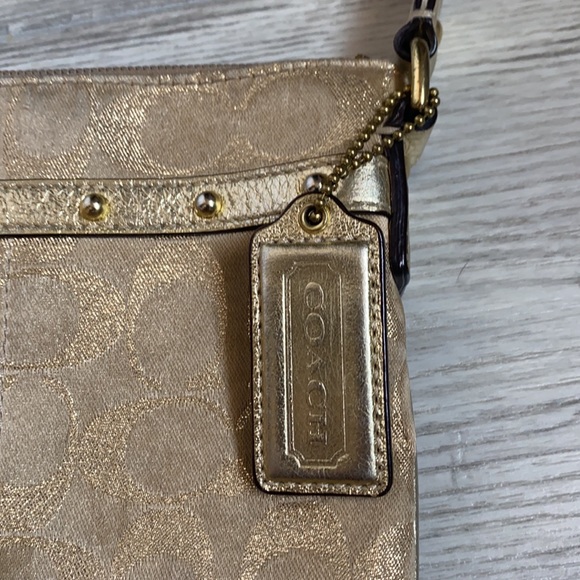 Coach Bags Coach Gold Crossbody Bag Poshmark